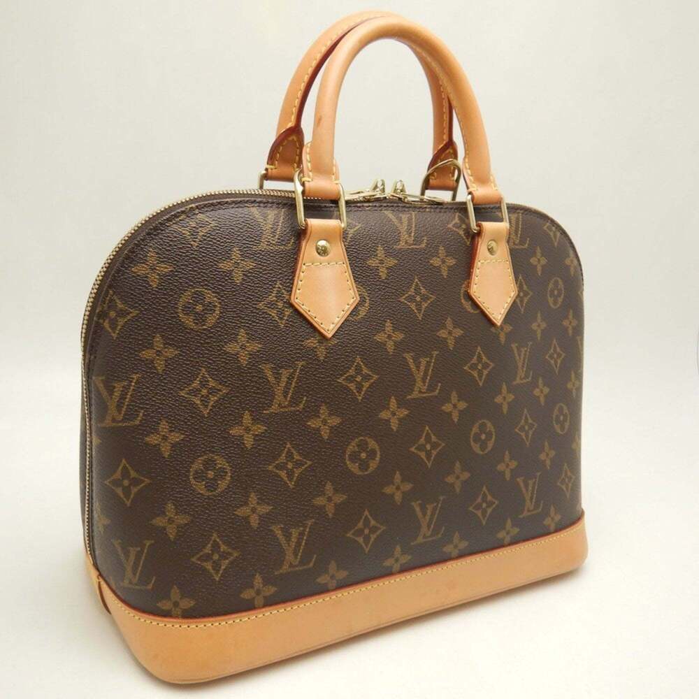 LOUIS VUITTON Authentic Brown Monogram Alma Bag - Picture 3 of 16